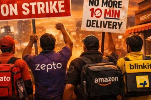 10-Delivery Workers on strike
