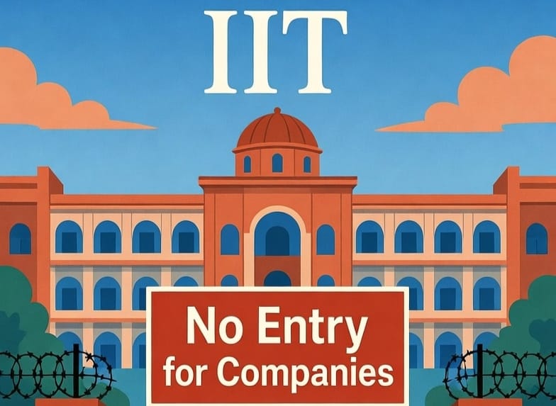 IITS banned 20 Comapnies from Placement process