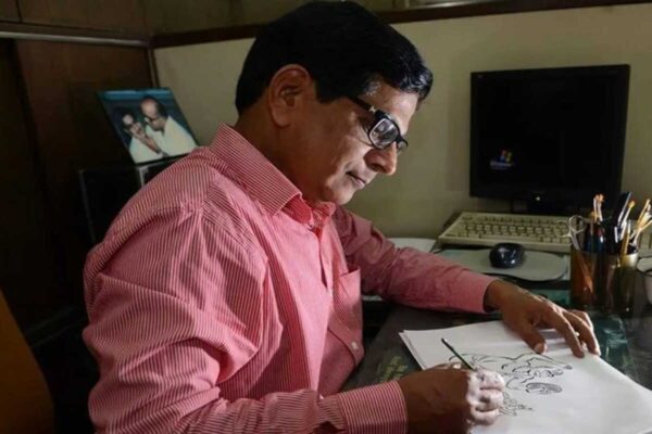 Cartoonist Eenadu Sridhar