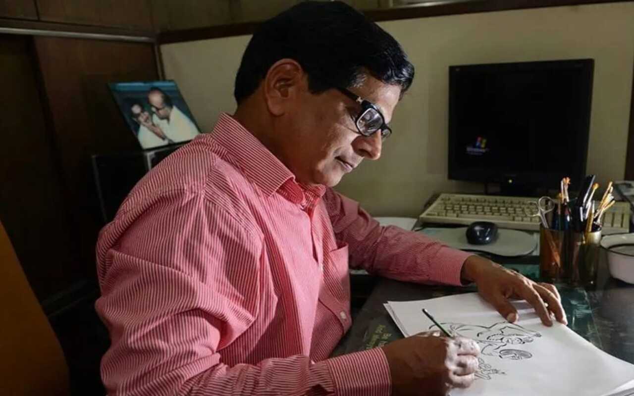 Cartoonist Eenadu Sridhar