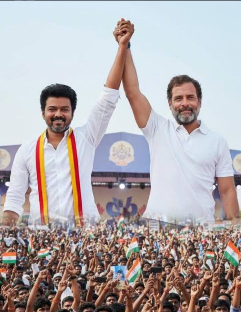 Vijay and Rahul Gandhi