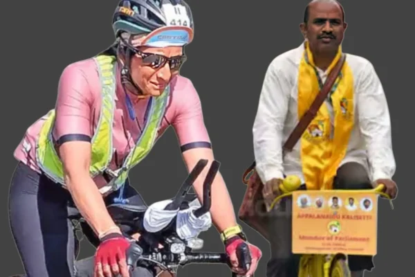 MP Applanaidu Cyclist Vandana