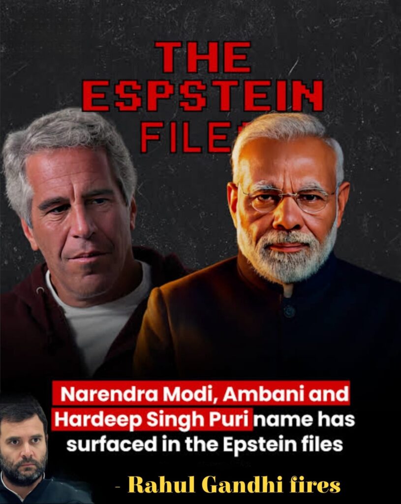 Rahul Fires on Modi - Epstein Files & America Trade Deal