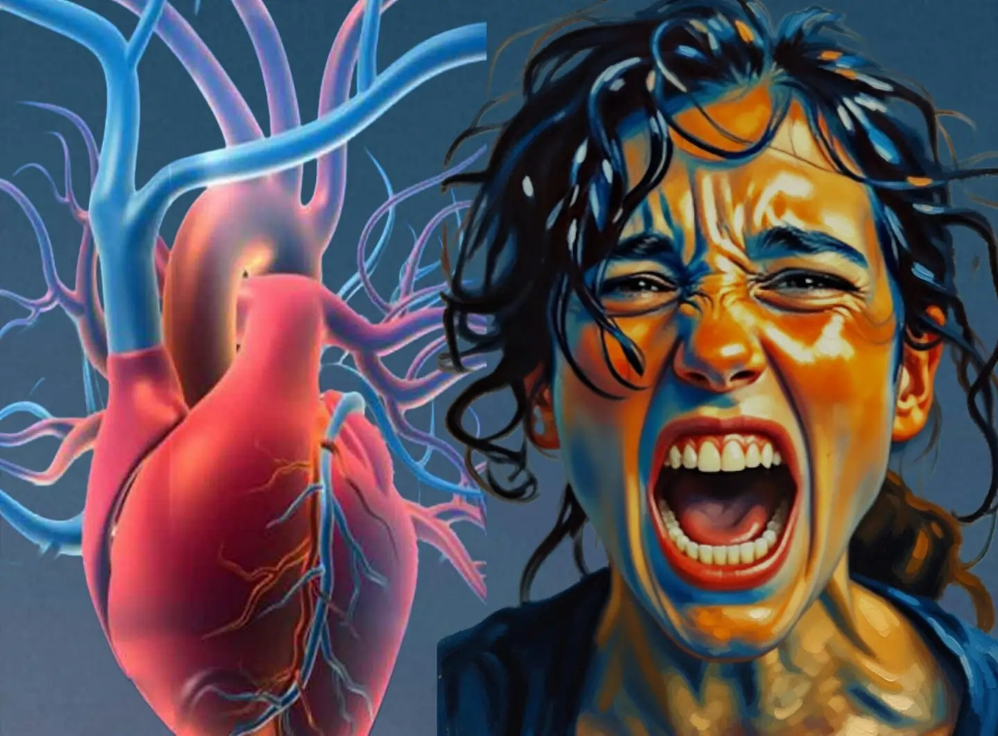 Anger causes Heartattacks