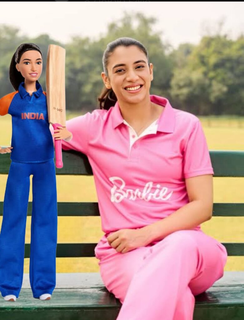 Indian Cricketer Mandhana as a Barbie Doll