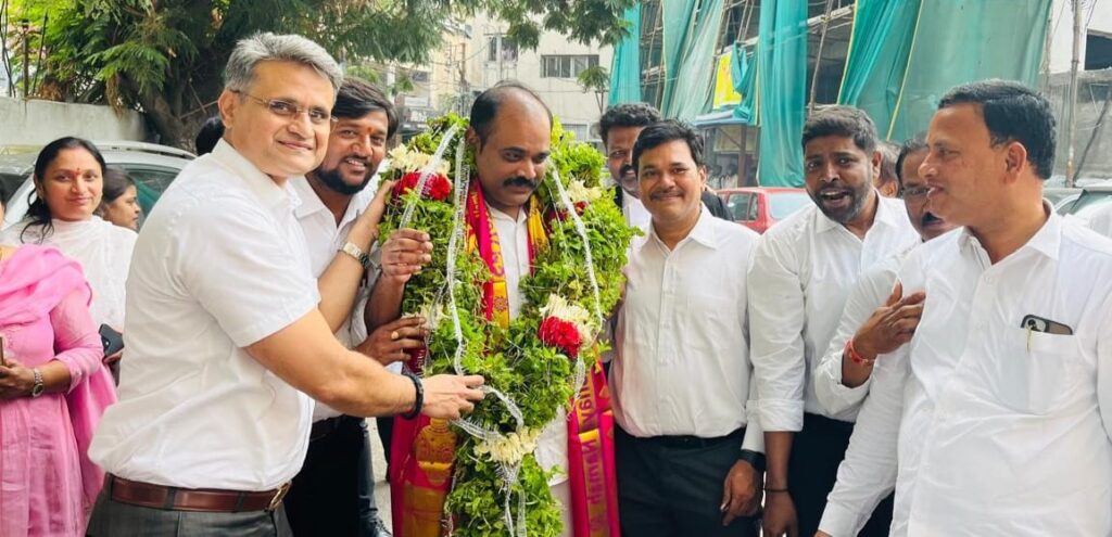 Felicitation to Raghavulu Member of the Bar Council